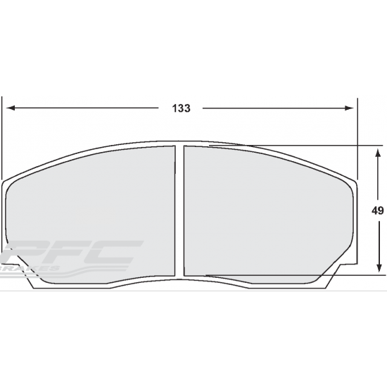 PFC Performance Friction Brake Pads Lotus Motorsport BBK 