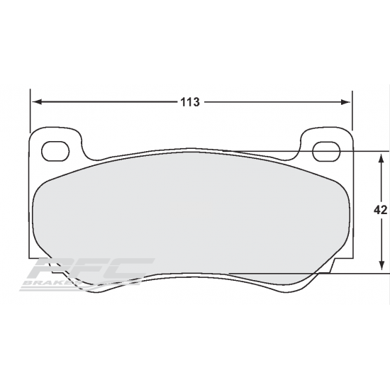 PFC Performance Friction Brake Pads Lotus Sport AP Racing BBK 4 Pot PFC Performance Friction Brake Pads Lotus Sport AP Racing BBK 4 Pot