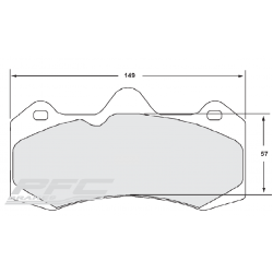 PFC Performance Friction Brake Pads Evora GT4