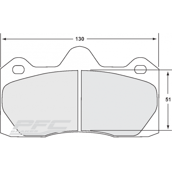 PFC Performance Friction Brake Pads Lotus Exige V6, Evora / S