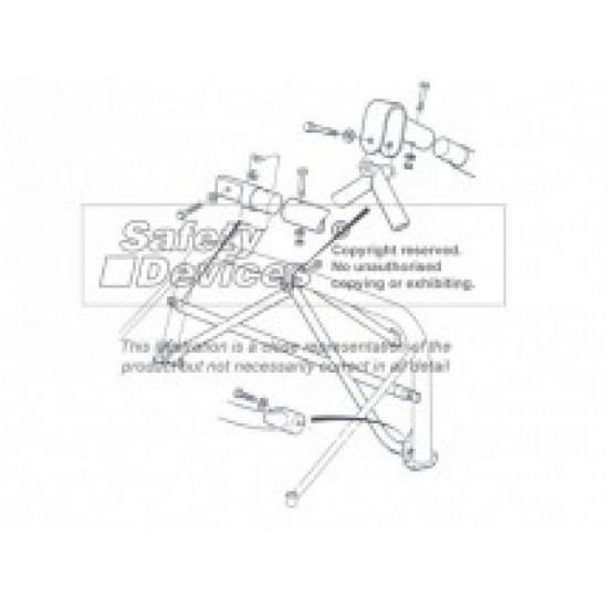 A Frame & Petty Bar Safety Devices to Suit S1 Lotus Elise