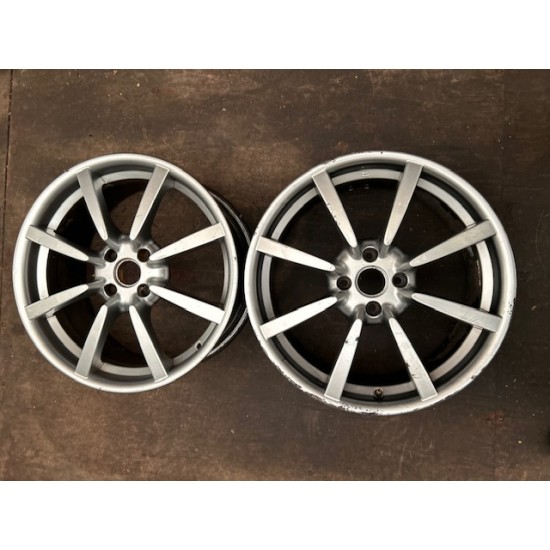 Lotus Elise S2 Genuine 8 Spoke Silver Wheel Set